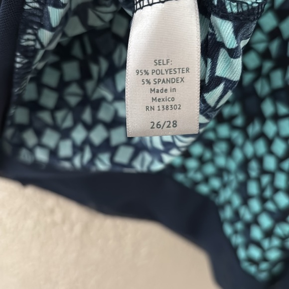 Women’s Plus Size Avenue Short Sleeve Top, 26/28 4X, Blue - Picture 6 of 6